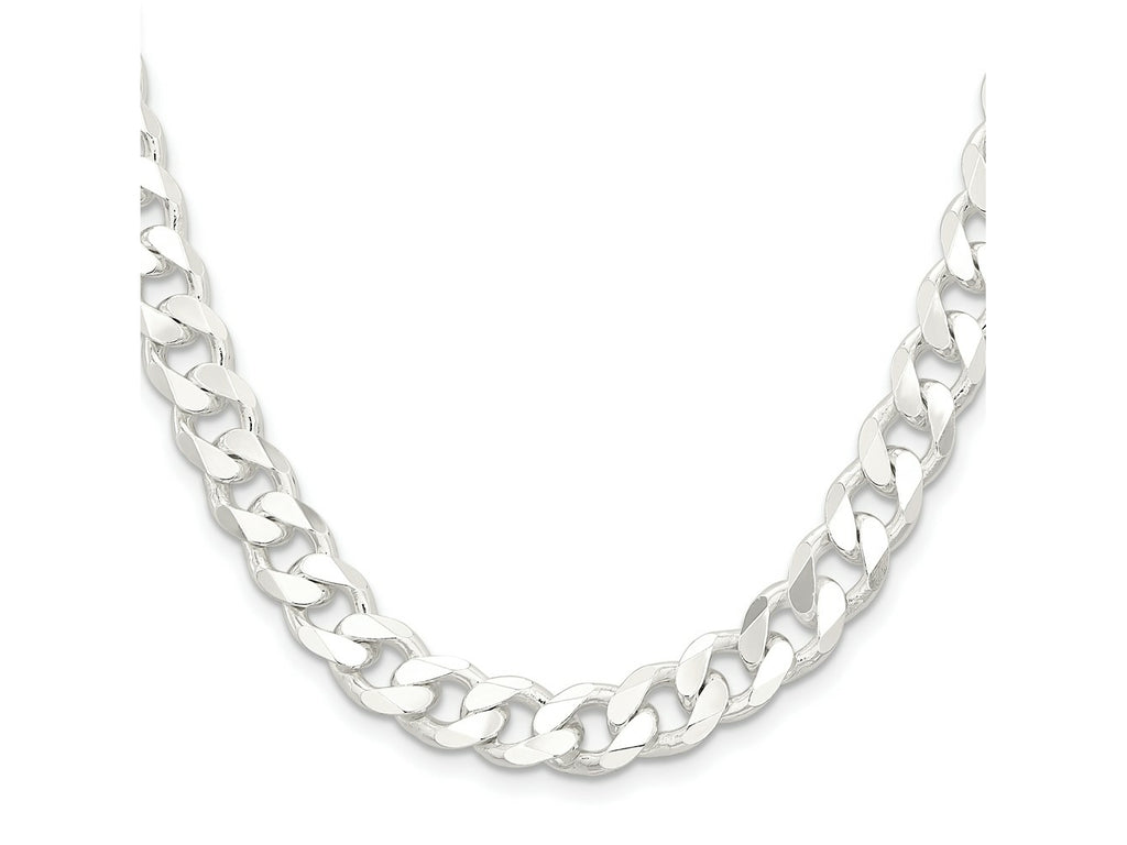 FJC Finejewelers 925 Sterling Silver Curb Chain 22 Inches x 9 mm
