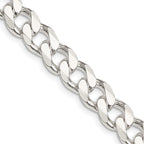 FJC Finejewelers 925 Sterling Silver Curb Chain 24 Inches x 9 mm