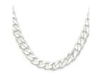 FJC Finejewelers 925 Sterling Silver Curb Chain 24 Inches x 9 mm