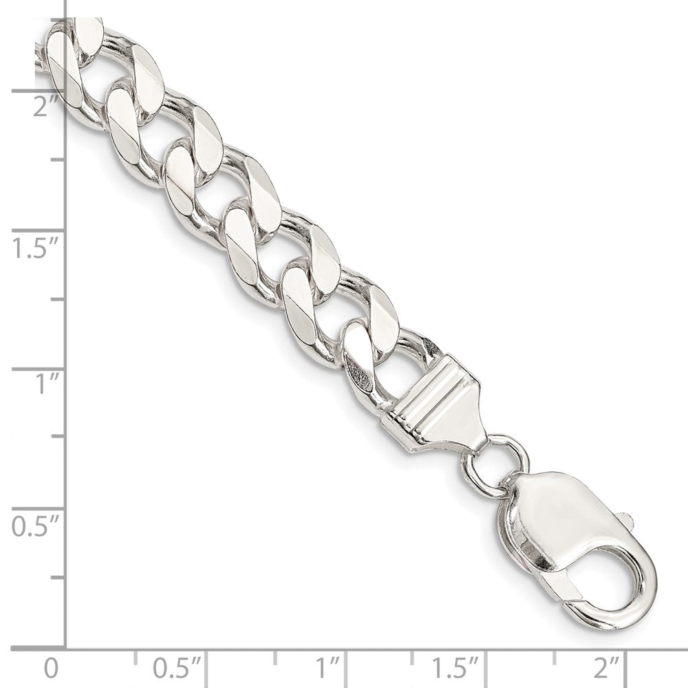 FJC Finejewelers 925 Sterling Silver Curb Bracelet Chain 8 Inches x 9 mm
