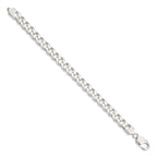 FJC Finejewelers 925 Sterling Silver Curb Bracelet Chain 8 Inches x 9 mm