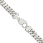 FJC Finejewelers 925 Sterling Silver Curb Bracelet Chain 9 Inches x 9 mm