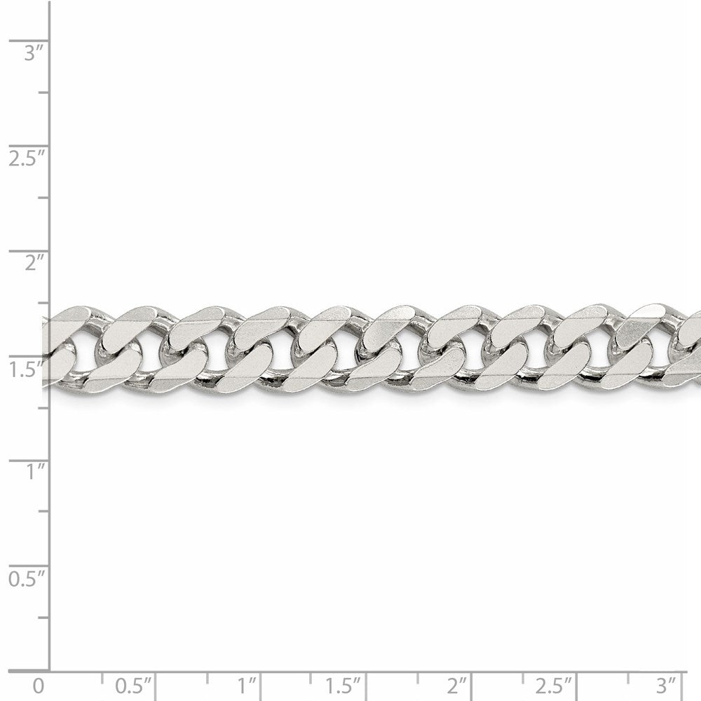 FJC Finejewelers 925 Sterling Silver Curb Chain 22 Inches x 11 mm