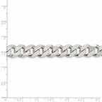 FJC Finejewelers 925 Sterling Silver Curb Chain 22 Inches x 11 mm