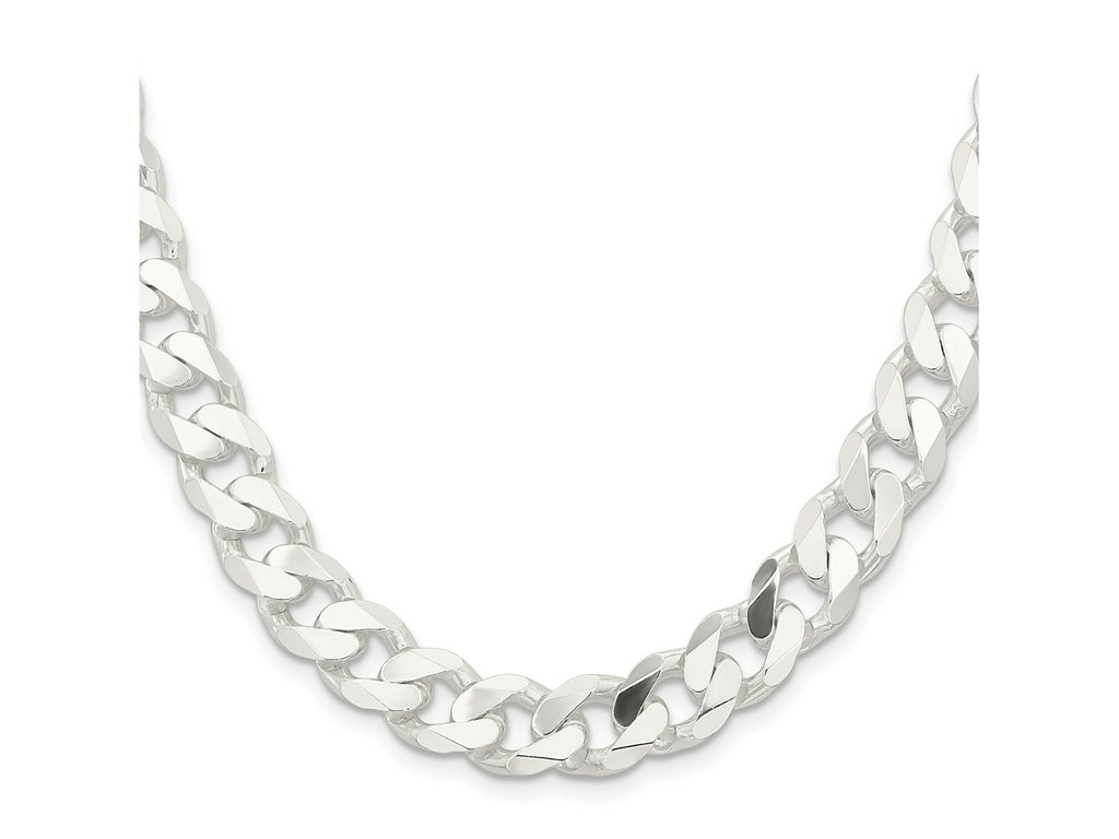 FJC Finejewelers 925 Sterling Silver Curb Chain 22 Inches x 11 mm