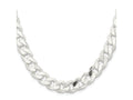 FJC Finejewelers 925 Sterling Silver Curb Chain 22 Inches x 11 mm