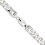 FJC Finejewelers 925 Sterling Silver Curb Bracelet Chain 8 Inches x 11 mm