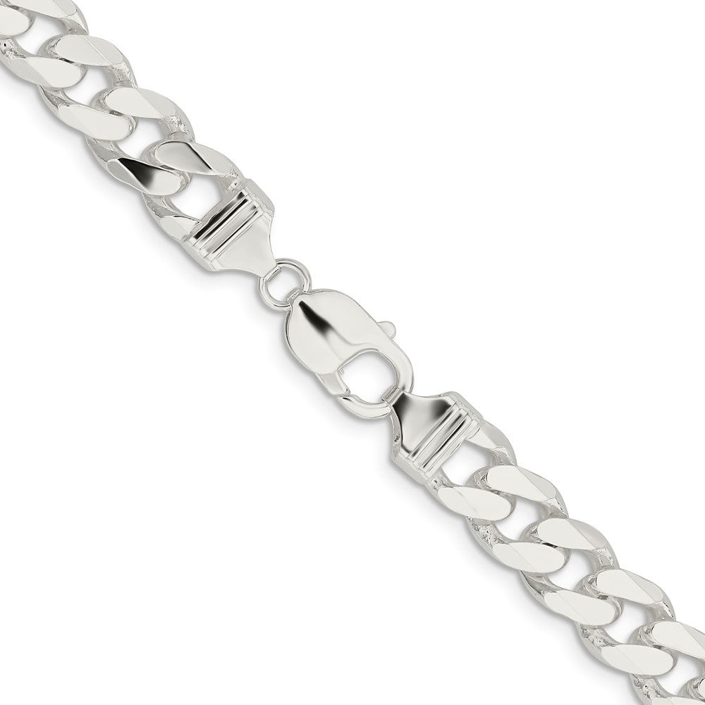 FJC Finejewelers 925 Sterling Silver Curb Bracelet Chain 8 Inches x 11 mm