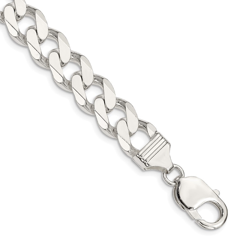 FJC Finejewelers 925 Sterling Silver Curb Bracelet Chain 8 Inches x 11 mm