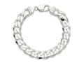 FJC Finejewelers 925 Sterling Silver Curb Bracelet Chain 8 Inches x 11 mm