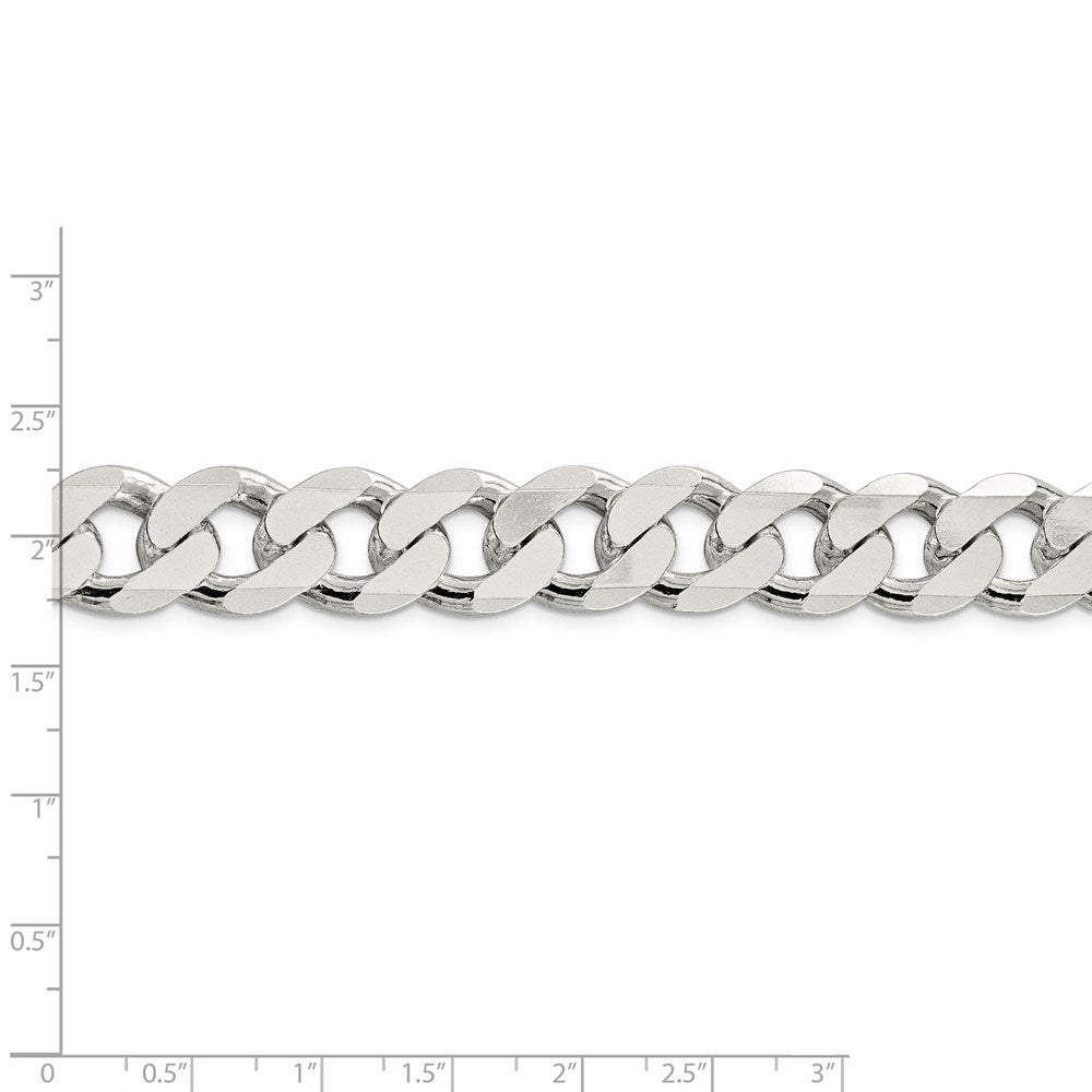 FJC Finejewelers 925 Sterling Silver Curb Chain 24 Inches x 15 mm
