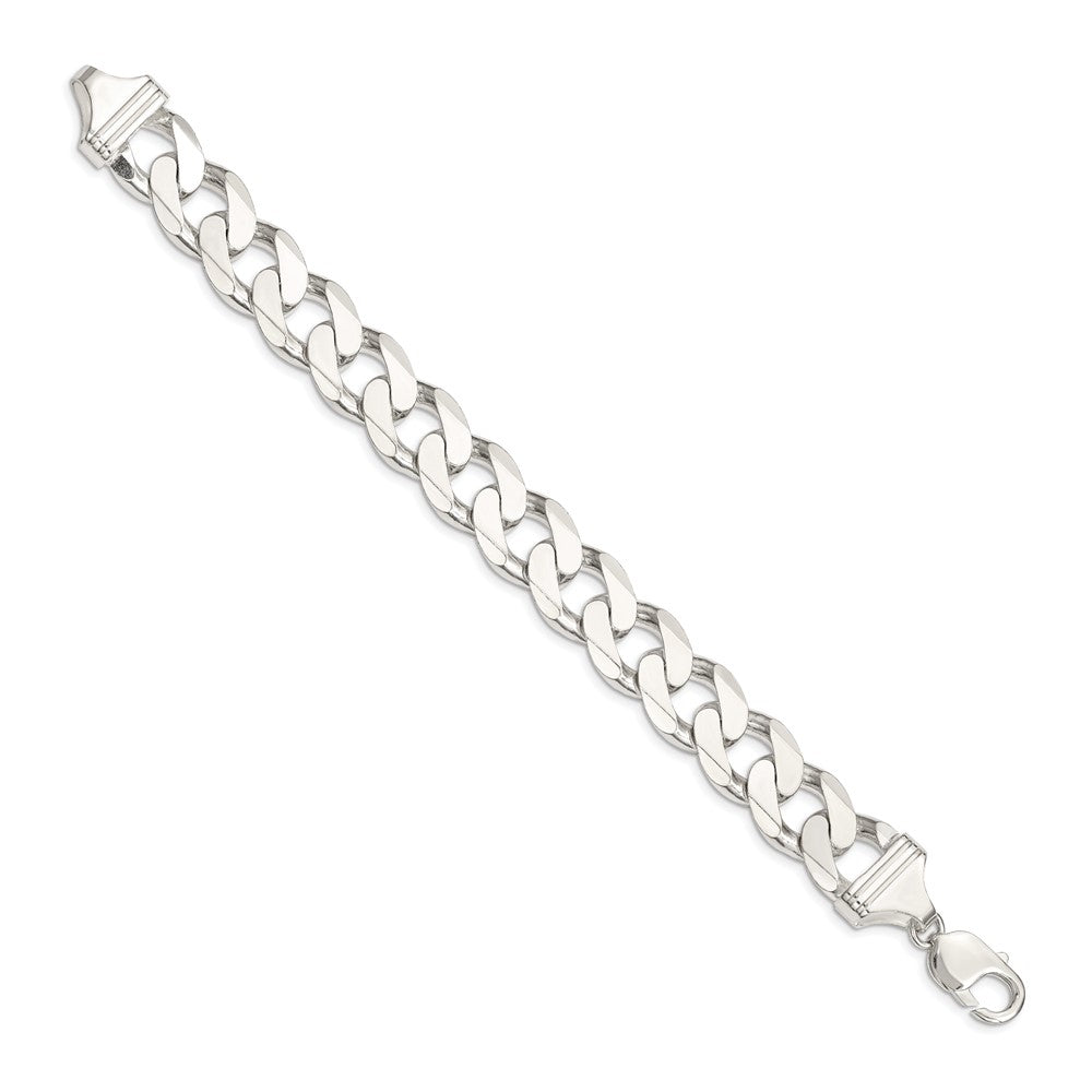 FJC Finejewelers 925 Sterling Silver Curb Bracelet Chain 8 Inches x 15 mm