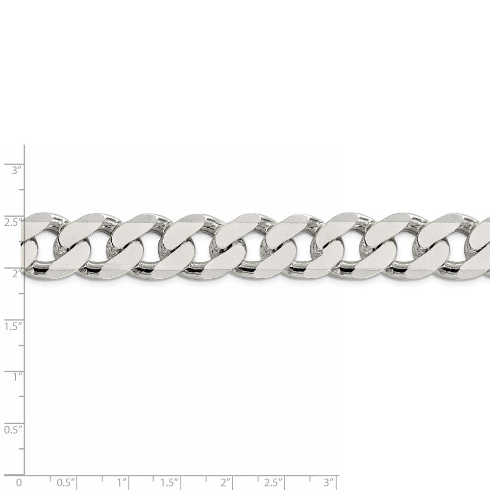 FJC Finejewelers 925 Sterling Silver Curb Chain 24 Inches x 16.25 mm