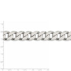 FJC Finejewelers 925 Sterling Silver Curb Chain 24 Inches x 16.25 mm