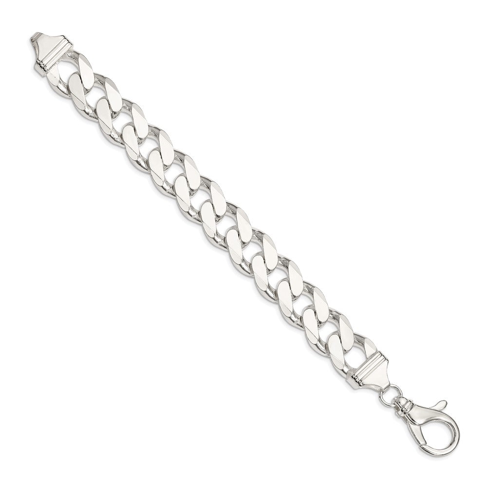 FJC Finejewelers 925 Sterling Silver Curb Bracelet Chain 8 Inches x 16.25 mm