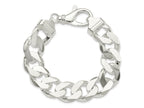 FJC Finejewelers 925 Sterling Silver Curb Bracelet Chain 8 Inches x 16.25 mm