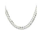 FJC Finejewelers 925 Sterling Silver Concave Beveled Curb Chain 30 Inches x 8 mm