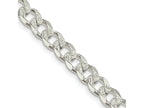 FJC Finejewelers 925 Sterling Silver Pave Curb Bracelet Chain 9 Inches x 7 mm