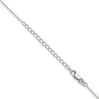 FJC Finejewelers 925 Sterling Silver Cable Chain with 2in ext. 18 Inches x 1 mm