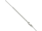 FJC Finejewelers 925 Sterling Silver Cable Chain with 2in ext. 18 Inches x 1 mm