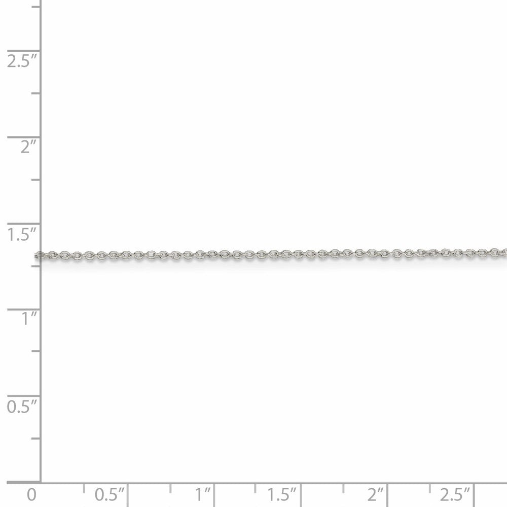 FJC Finejewelers 925 Sterling Silver Cable Bracelet Chain Anklet 9 Inches x 1 mm