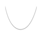 FJC Finejewelers 925 Sterling Silver Rhodium Plated Cable Chain 14 Inches x 1 mm