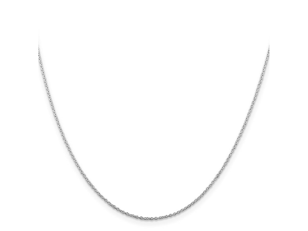 FJC Finejewelers 925 Sterling Silver Rhodium Plated Cable Chain 30 Inches x 1 mm