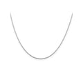 FJC Finejewelers 925 Sterling Silver Rhodium Plated Cable Chain 30 Inches x 1 mm