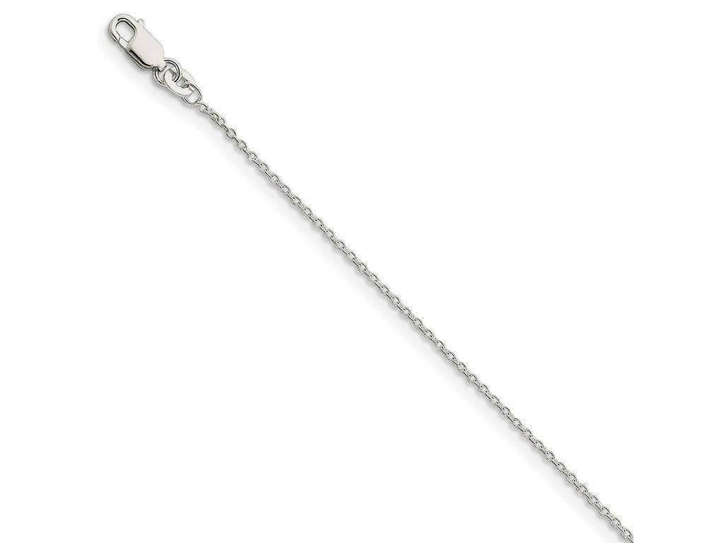 FJC Finejewelers 925 Sterling Silver 1.25mm Cable Chain Anklet 9 Inches x 1 mm