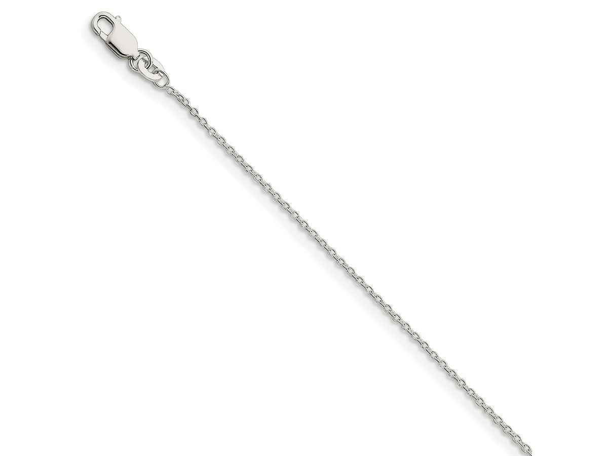 FJC Finejewelers 925 Sterling Silver 1.25mm Cable Chain Anklet 9 Inches x 1 mm