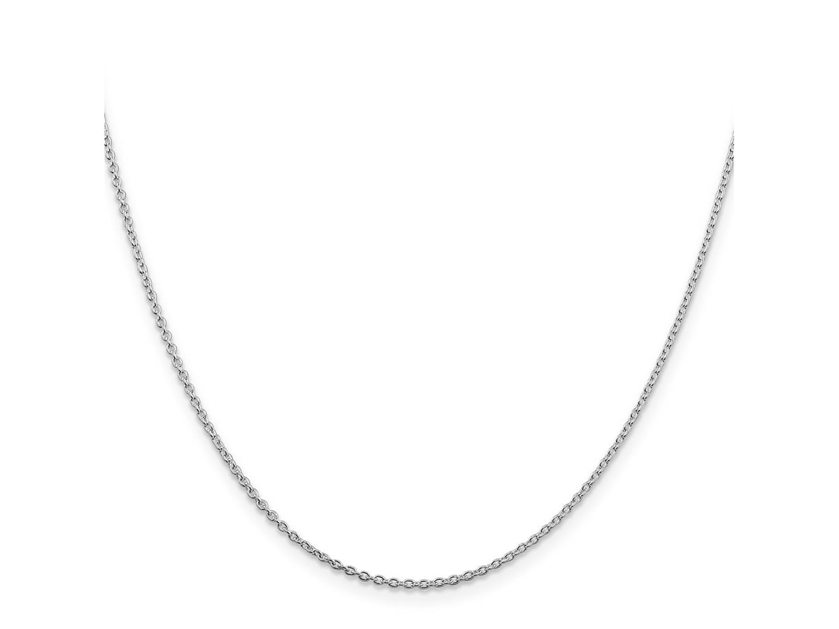 FJC Finejewelers 925 Sterling Silver Rhodium Plated Cable Chain 30 Inches x 1.5 mm