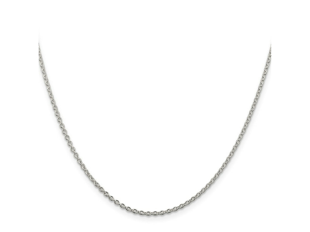 FJC Finejewelers 925 Sterling Silver 1.95mm Cable Chain Anklet 10 Inches x 1 mm