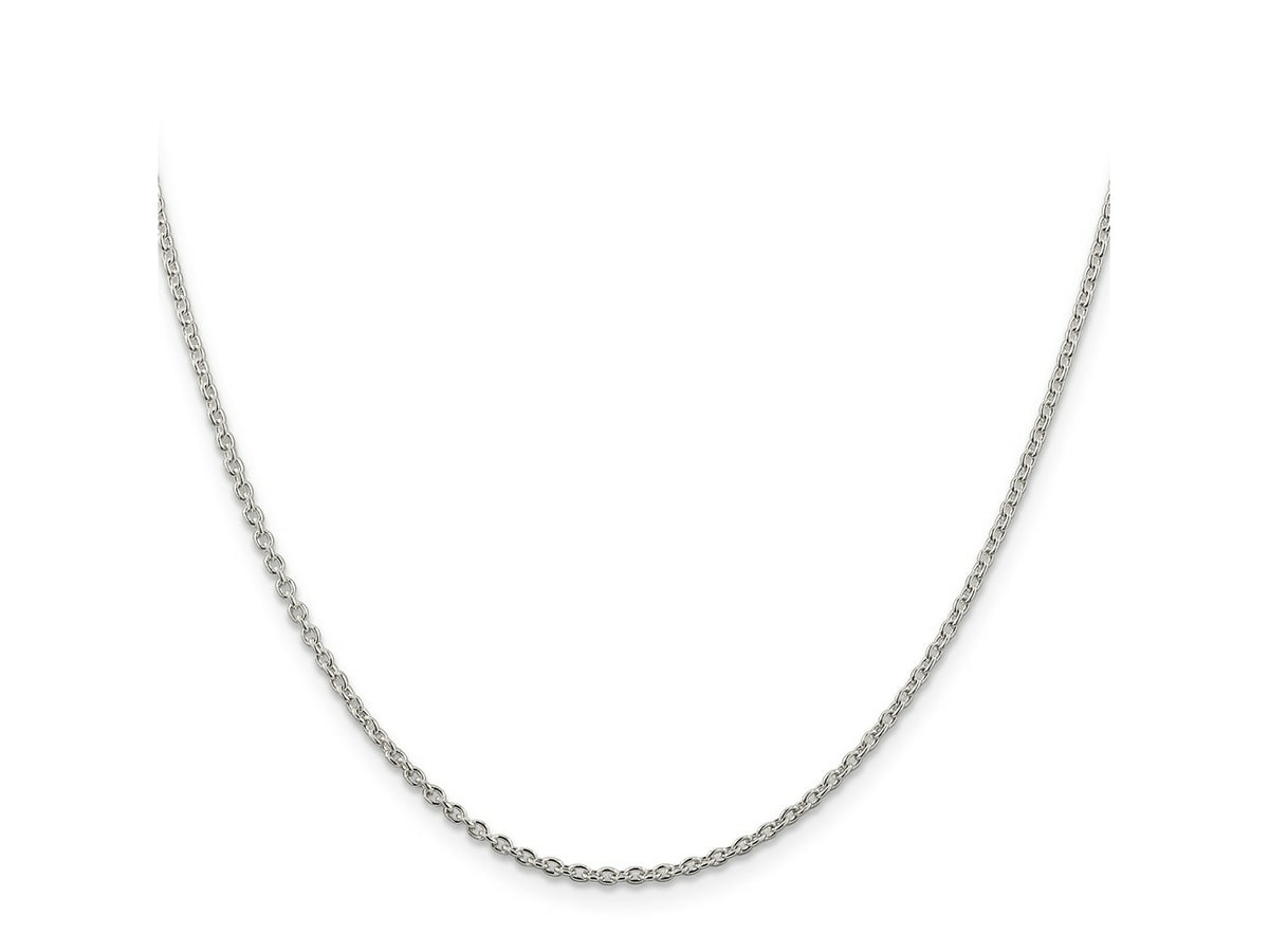 FJC Finejewelers 925 Sterling Silver Cable Chain 18 Inches x 1.95 mm