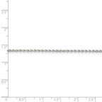 FJC Finejewelers 925 Sterling Silver Cable Bracelet Chain 7 Inches x 1.95 mm