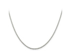 FJC Finejewelers 925 Sterling Silver Rhodium Plated Cable Chain 22 Inches x 1.95 mm