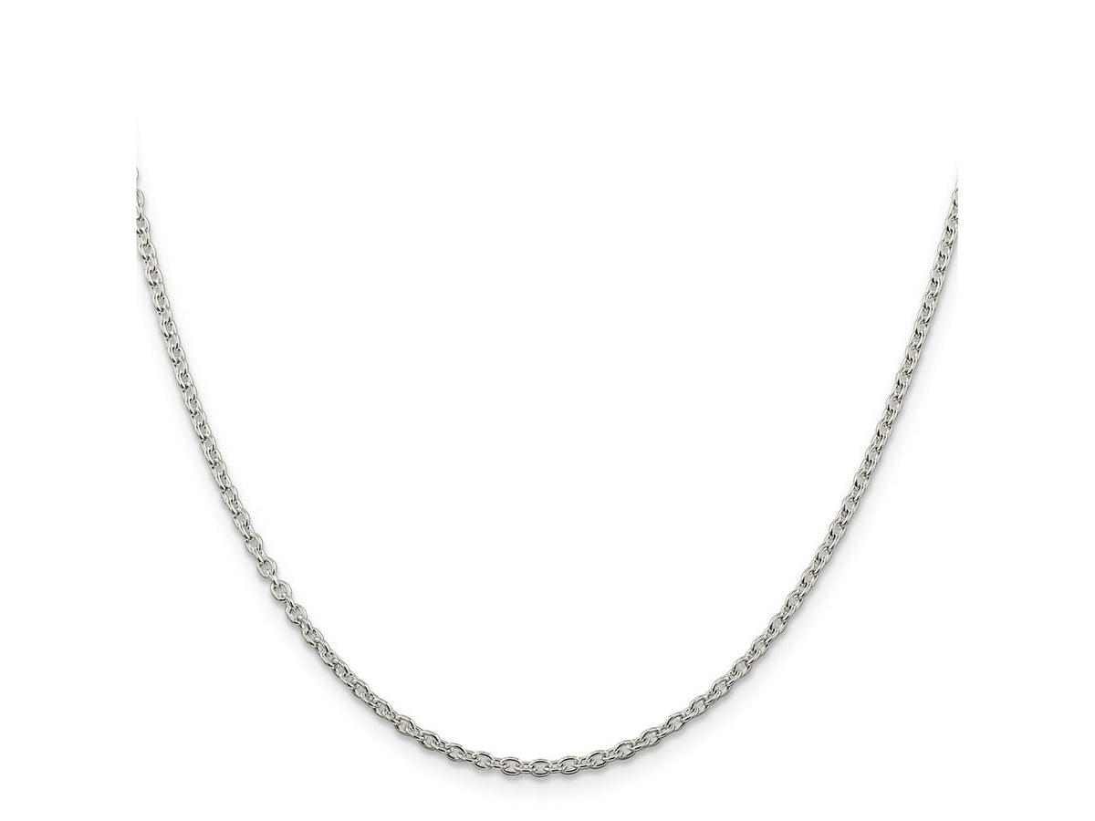 FJC Finejewelers 925 Sterling Silver Cable Chain 18 Inches x 2.25 mm
