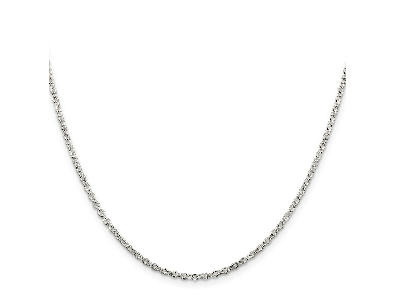 FJC Finejewelers 925 Sterling Silver Cable Chain 28 Inches x 2.25 mm