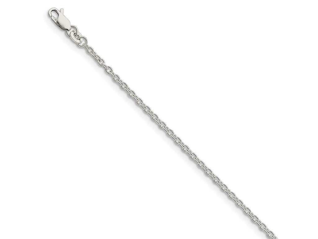 FJC Finejewelers 925 Sterling Silver Cable Bracelet Chain 7 Inches x 2.25 mm