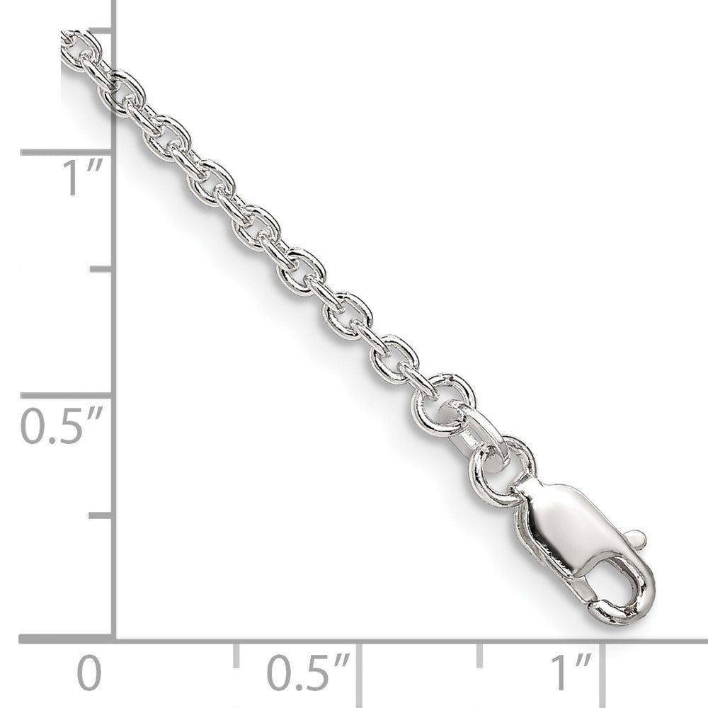 FJC Finejewelers 925 Sterling Silver Cable Bracelet Chain 8 Inches x 2.25 mm