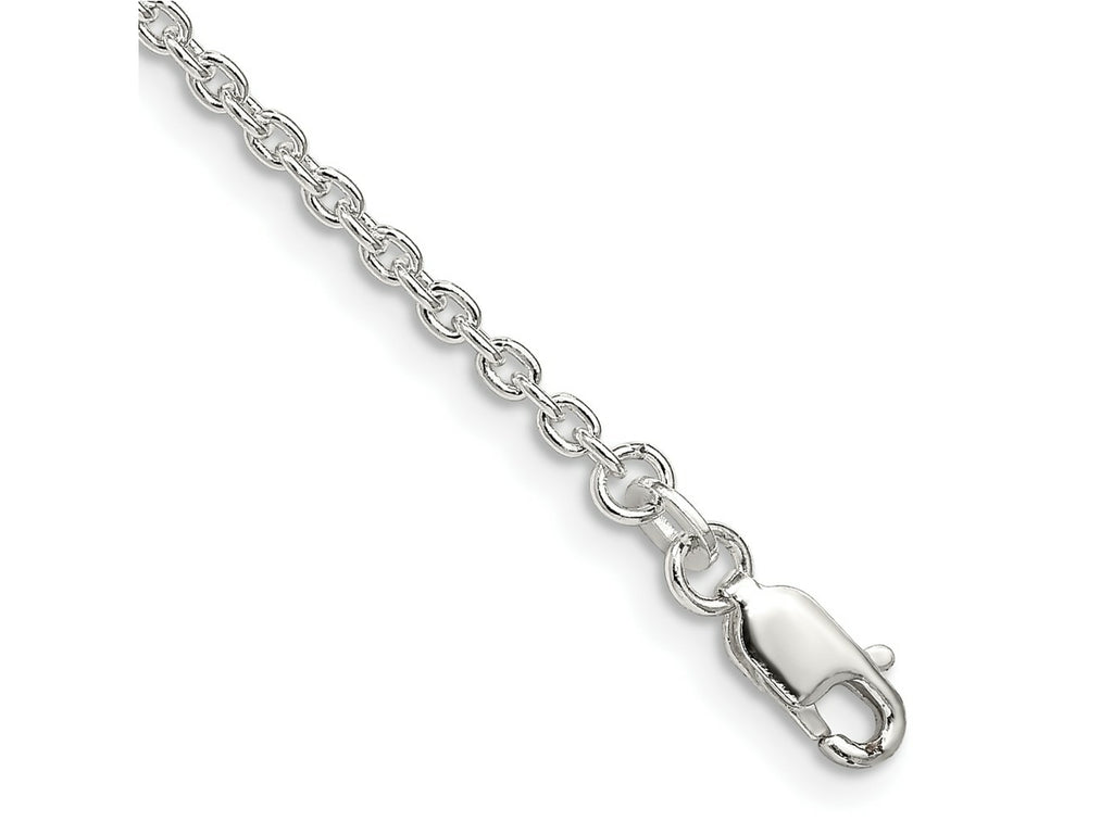 FJC Finejewelers 925 Sterling Silver Cable Bracelet Chain 8 Inches x 2.25 mm