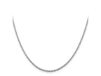 FJC Finejewelers 925 Sterling Silver Rhodium Plated Cable Chain 26 Inches x 2.25 mm