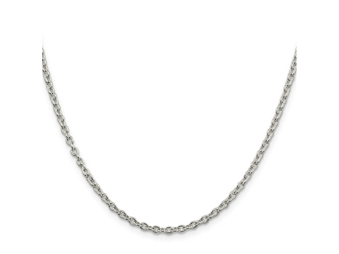 FJC Finejewelers 925 Sterling Silver Cable Chain 24 Inches x 2.75 mm