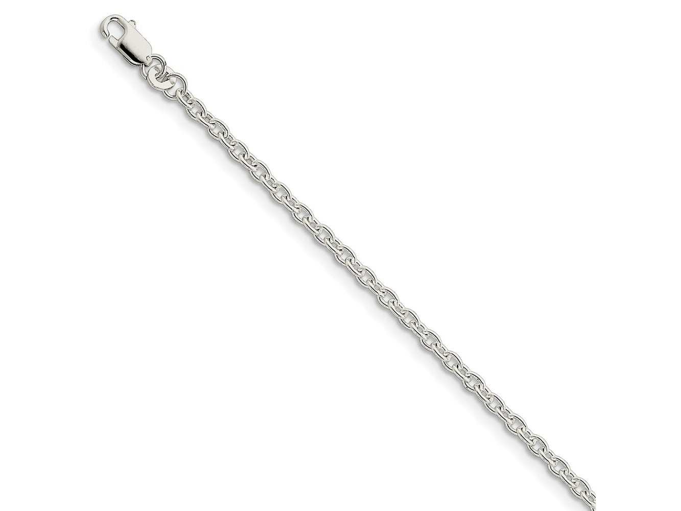 FJC Finejewelers 925 Sterling Silver Cable Bracelet Chain 7 Inches x 2.75 mm