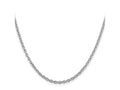 FJC Finejewelers 925 Sterling Silver Rhodium Plated Cable Chain 16 Inches x 2.75 mm
