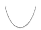 FJC Finejewelers 925 Sterling Silver Rhodium Plated Cable Chain 16 Inches x 2.75 mm