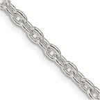 FJC Finejewelers 925 Sterling Silver Cable Chain 36 Inches x 3.5 mm