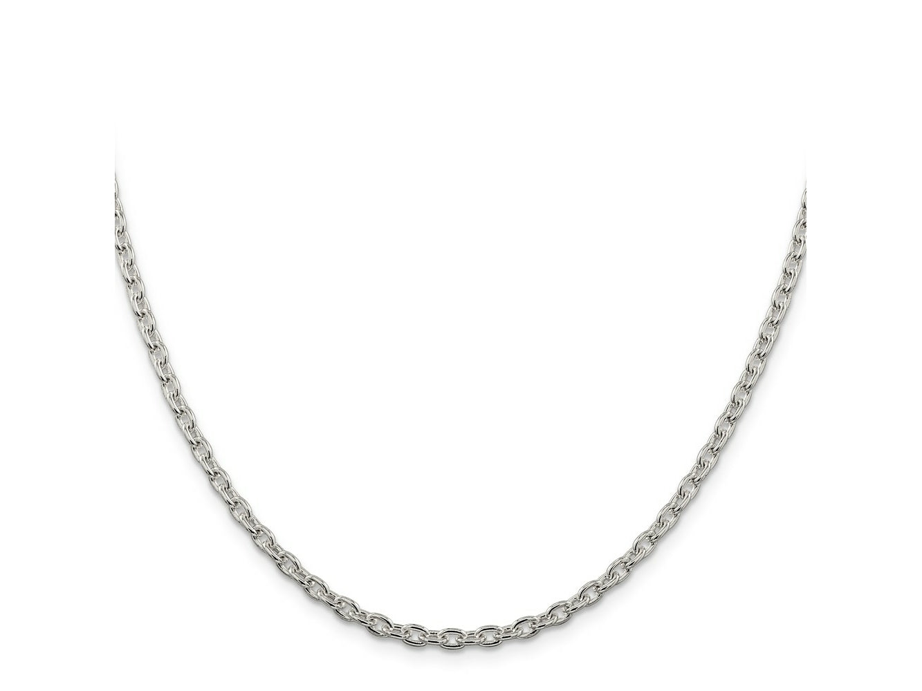 FJC Finejewelers 925 Sterling Silver Cable Chain 36 Inches x 3.5 mm
