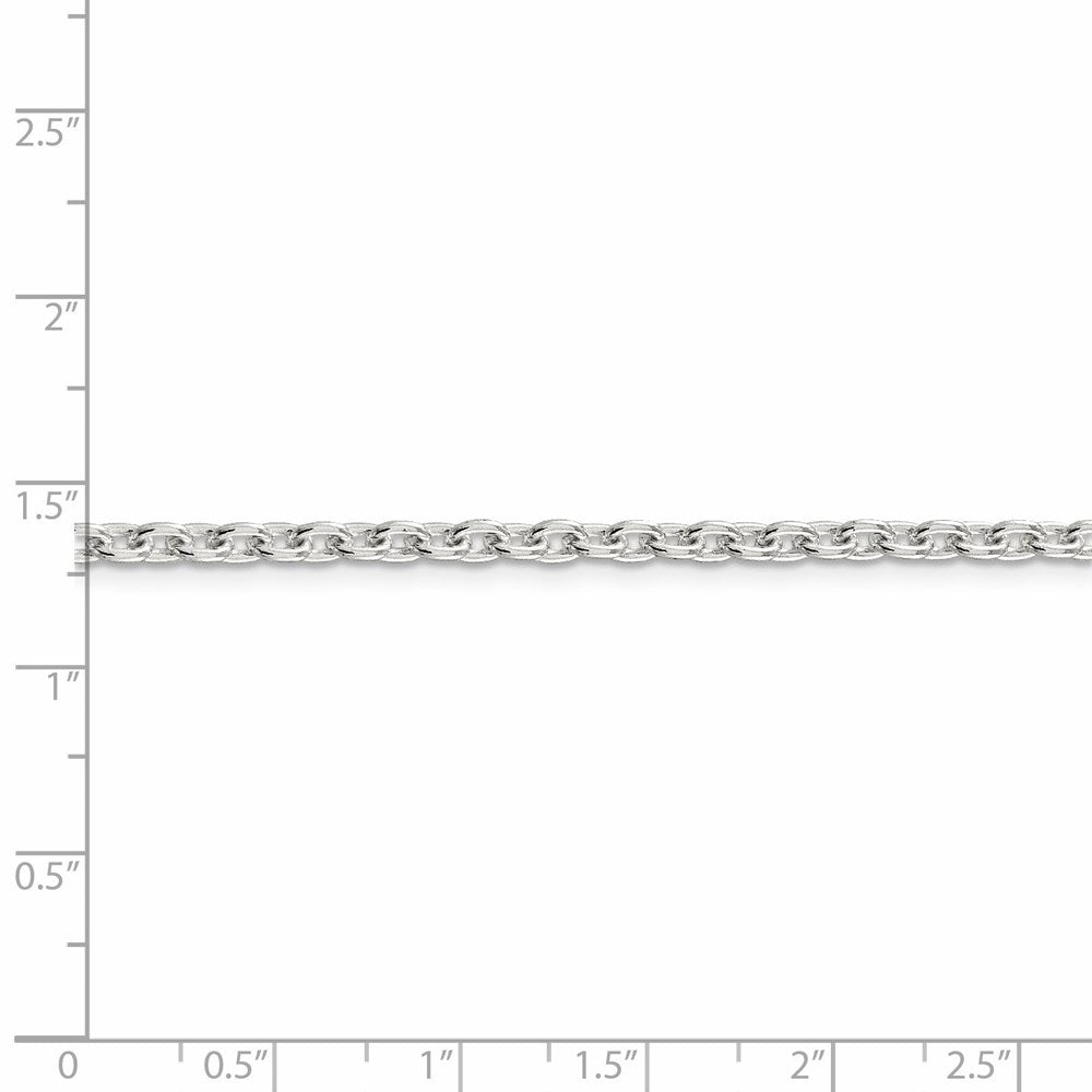 FJC Finejewelers 925 Sterling Silver Cable Bracelet Chain 7 Inches x 3.5 mm