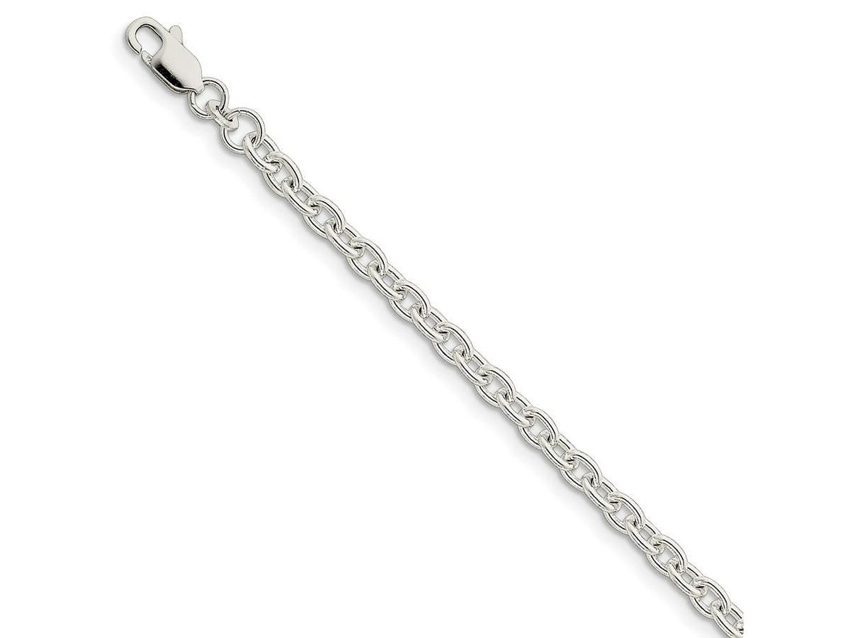 FJC Finejewelers 925 Sterling Silver Cable Bracelet Chain 7 Inches x 4.5 mm