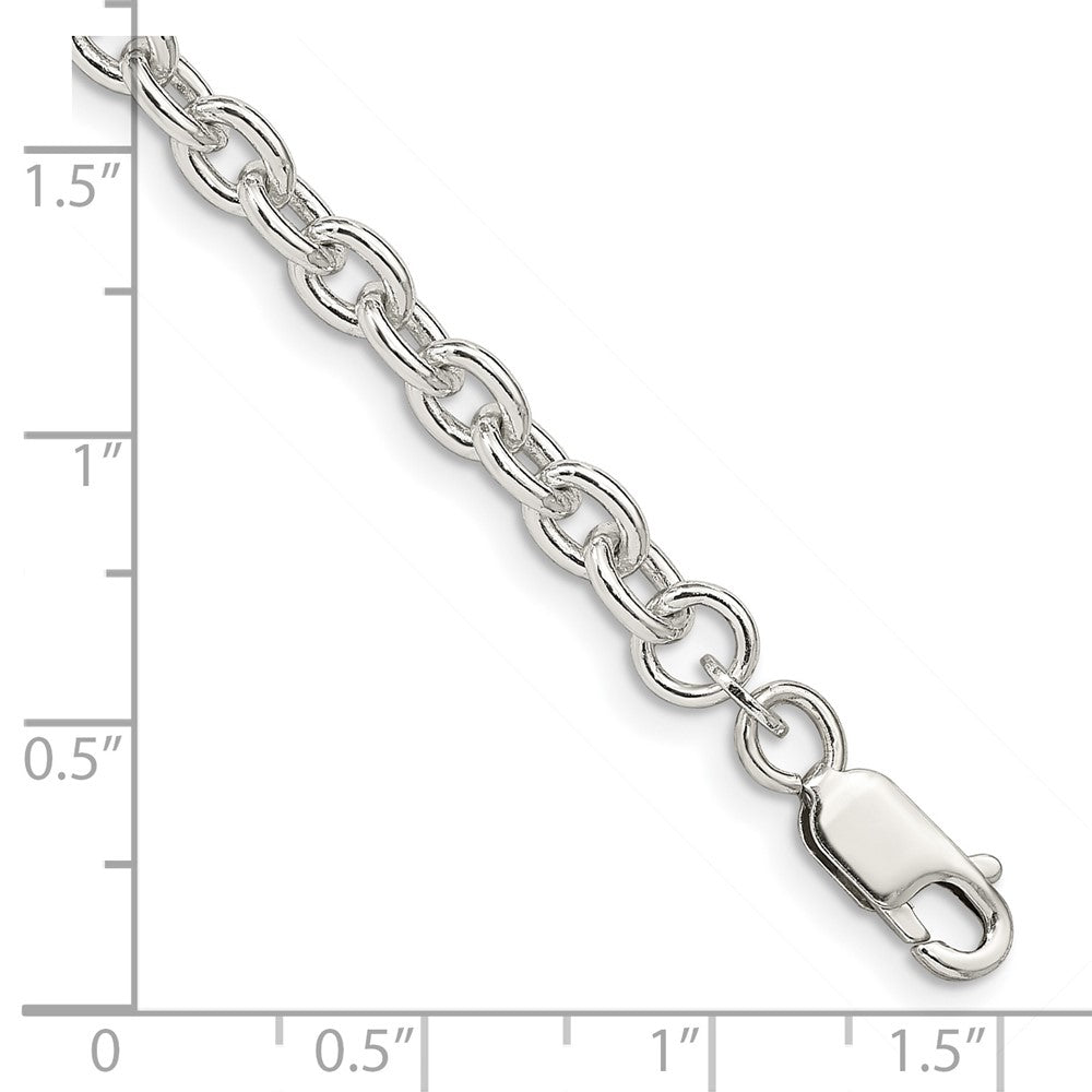 FJC Finejewelers 925 Sterling Silver Cable Bracelet Chain 8 Inches x 4.5 mm